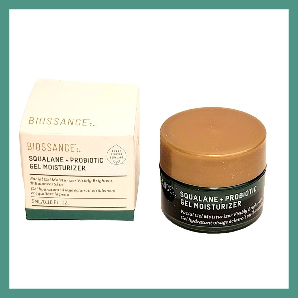 Biossance Squalane + Probiotic Gel Moisturizer 0.16oz/5ml New Travel Size